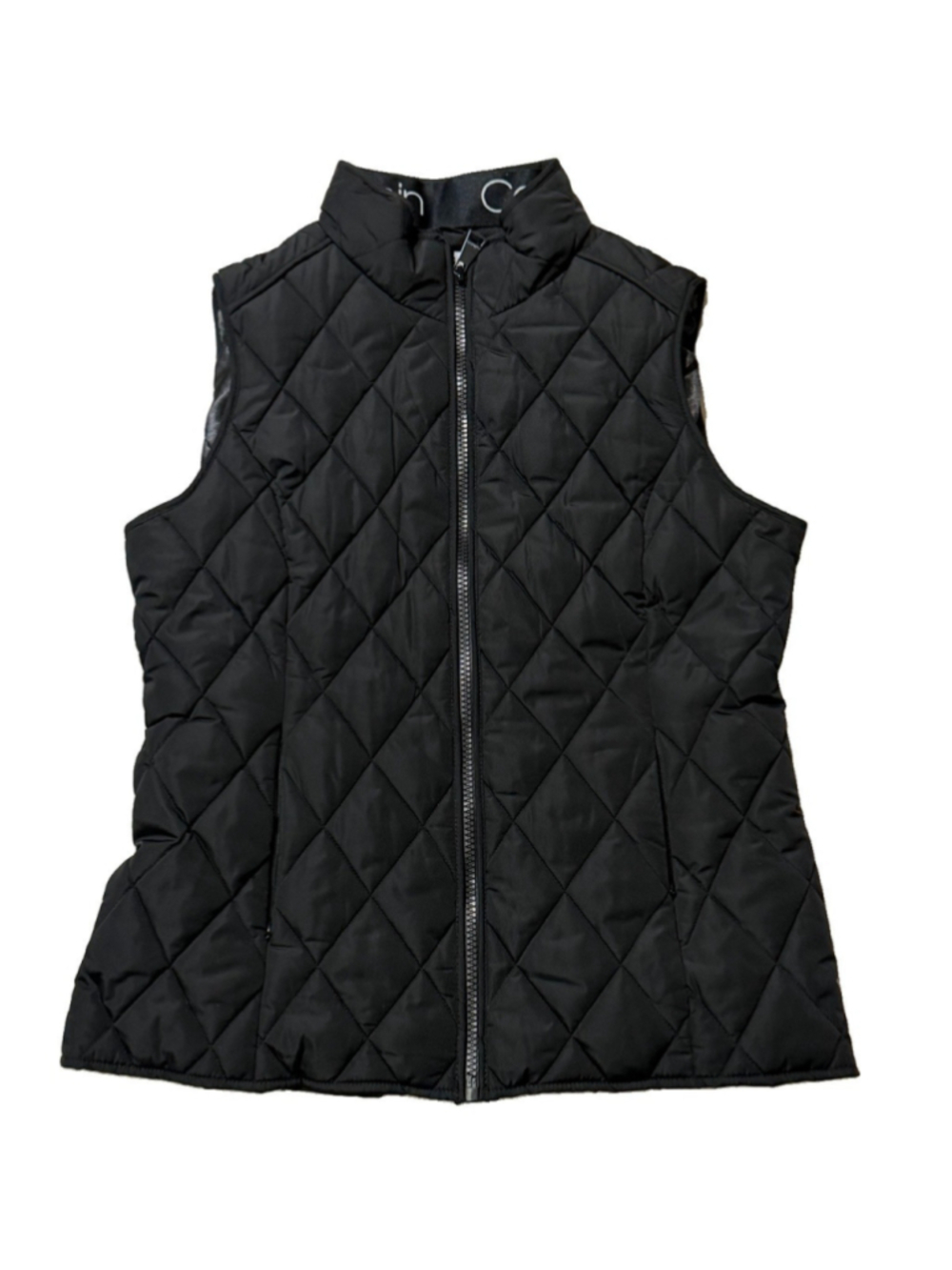 Calvin Klein Performance Women’s Black Puffer Vest Quilted Size Large
